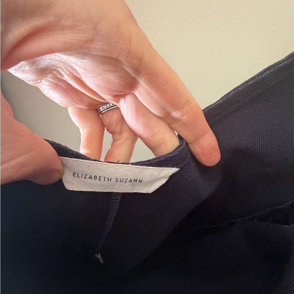 Elizabeth Suzann Navy Sleeveless Jumpsuit - Picture 5 of 7